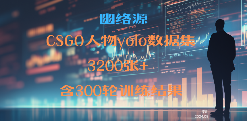 CSGO人物YOLO数据集3200张及300轮训练结果（使用YOLOv8）